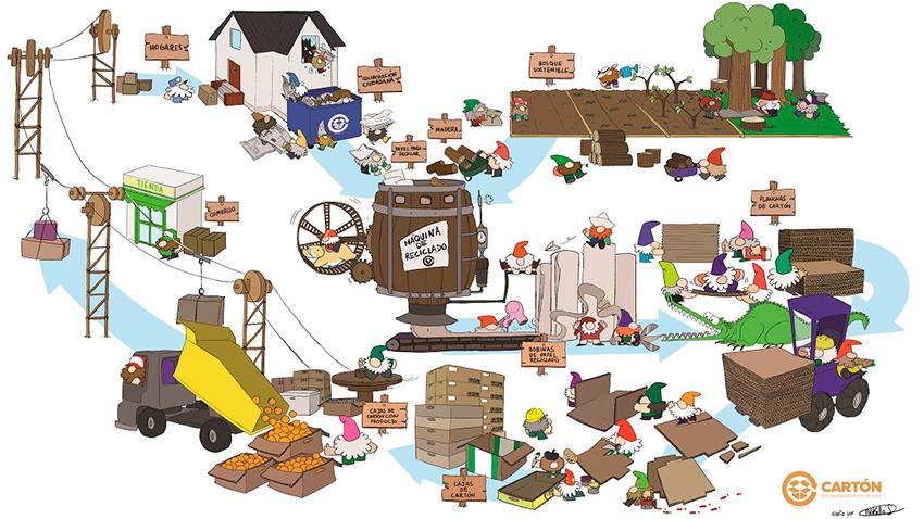Infografia Ciclo Carton AFCO