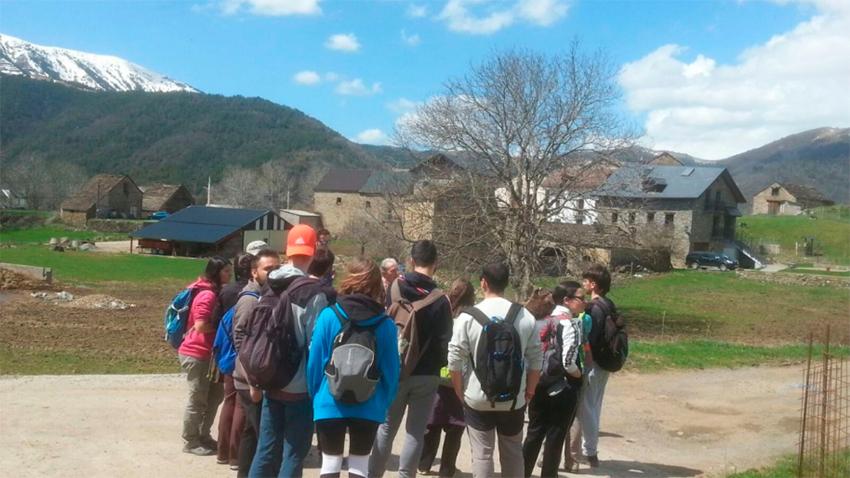 practicas alumnos ciencias ambientales pirineo campus huesca