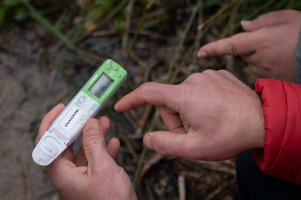medidor de agua greenpeace