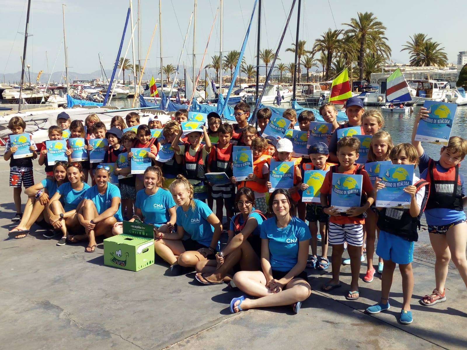 Club Nautic Arenal en Mallorca Campaña Ecopilas en eventos deportivos 2019